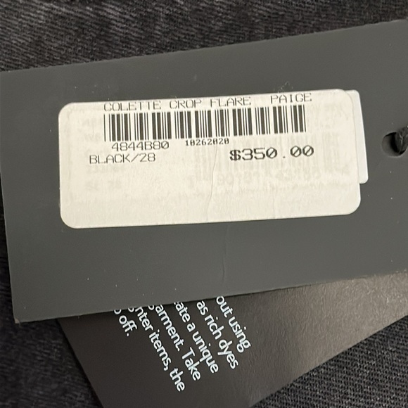 Paige Colette Crop Flare Jeans NWT - Picture 3 of 11